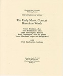 The Early Music Consort Barocken Winds by Pittsburg State University