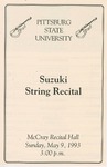 Suzuki String Recital