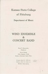 Wind Ensemble & Concert Band by Kansas State College of Pittsburg