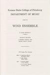 Wind Ensemble by Kansas State College of Pittsburg
