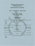 The Collegium Musicum by Pittsburg State University