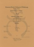 Terrance C. Basom, Clarinet by Kansas State College of Pittsburg