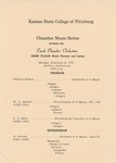 Czech Chamber Orchestra by Kansas State College of Pittsburg