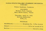 Symphony Orchestra by Kansas State College of Pittsburg