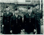 1943-1945; Service personnel in winter dress uniforms by Unknown