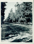 1944-1945; European Street scene by Unknown