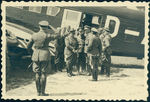 German Luftwaffe officers saluting Hermann Goering by Unknown