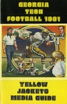 053 Georgia Tech Football Media Guide 1981 program by Ted Watts