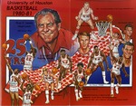 055 University of Houston Basketball 1980-81 program by Ted Watts