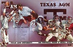 069 Texas A&M University Football 1980 media guide cover by Ted Watts