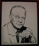 087 Eisenhower, Dwight, 1970 by Ted Watts