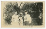 F 270 Geo[rge] D. Brewer, his brother, and unidentified person by Unknown